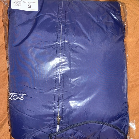 Lana Del Rey Official Monogram LDR Long Hooded Navy Jacket Small / Medium SM - Picture 11 of 11